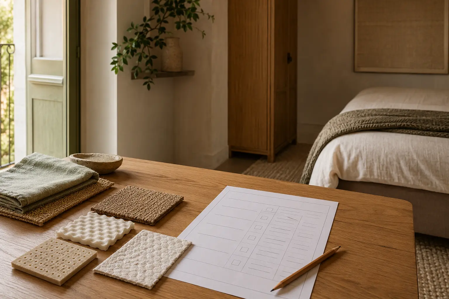 Materials and notes for comparing total bed cost